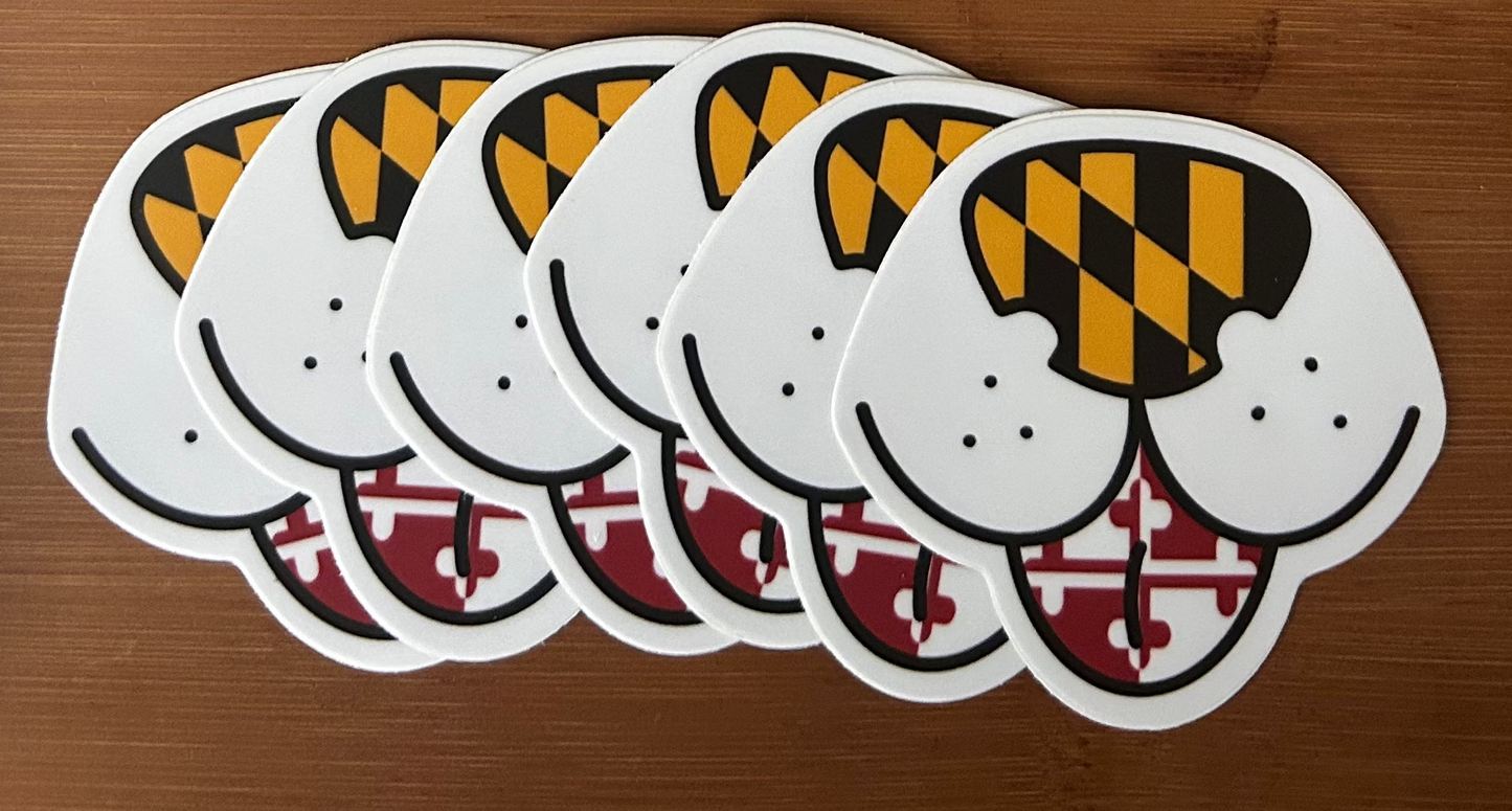 Maryland Dog Nose Sticker
