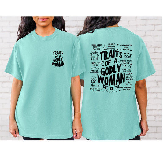 Traits of a Godly Woman-Comfort Color