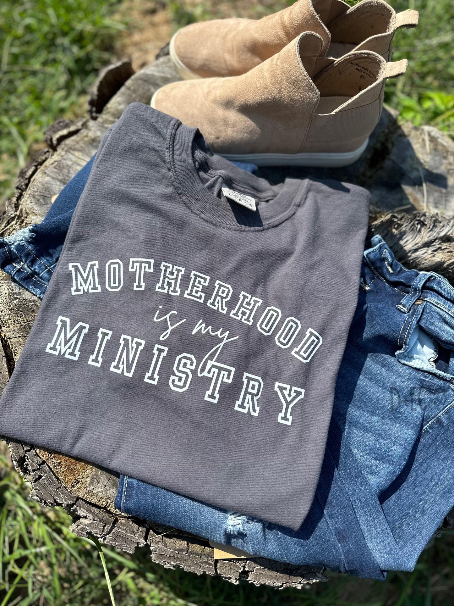 Motherhood is my ministry - Comfort Color