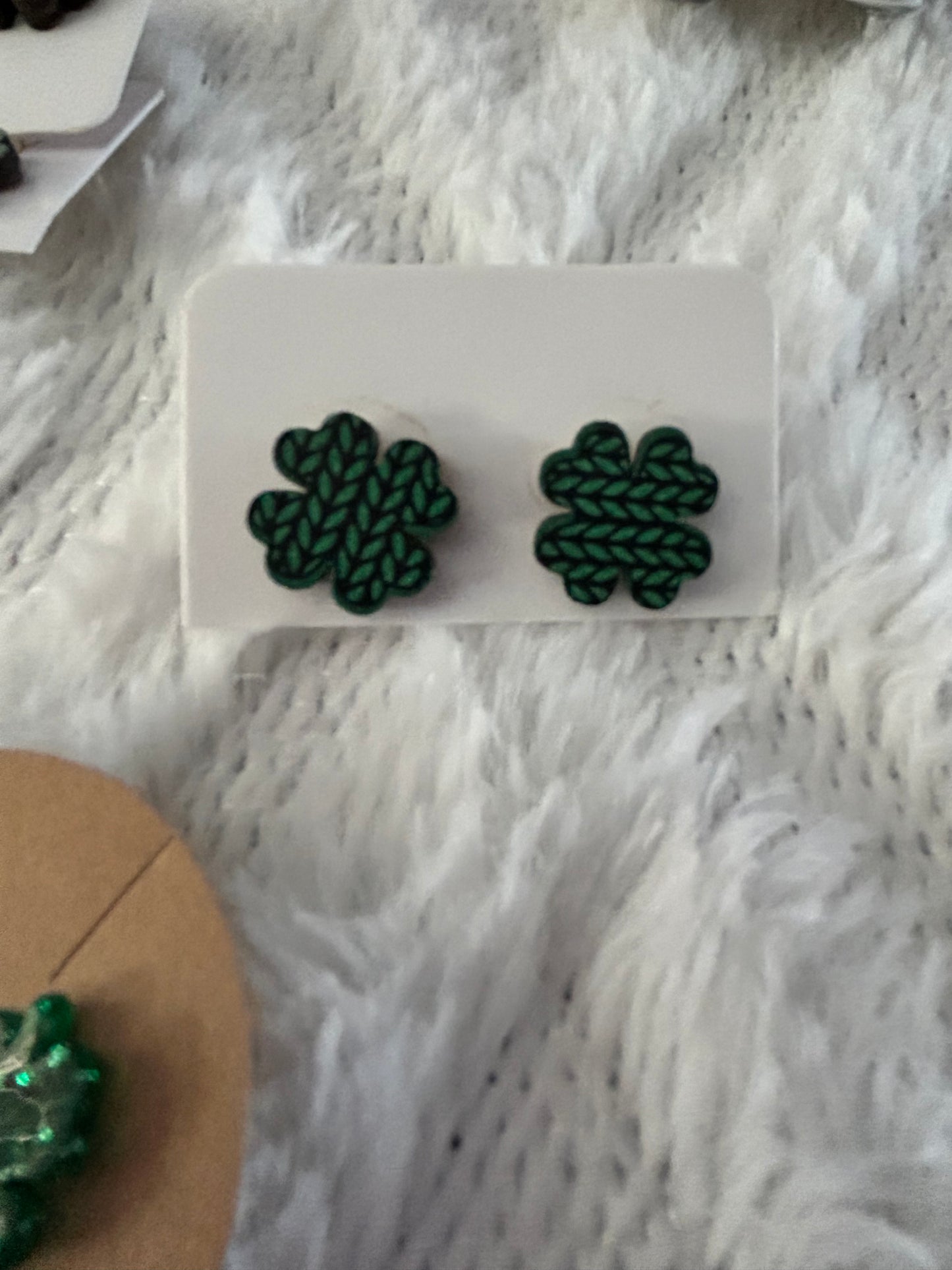 St. Patrick’s Day earrings