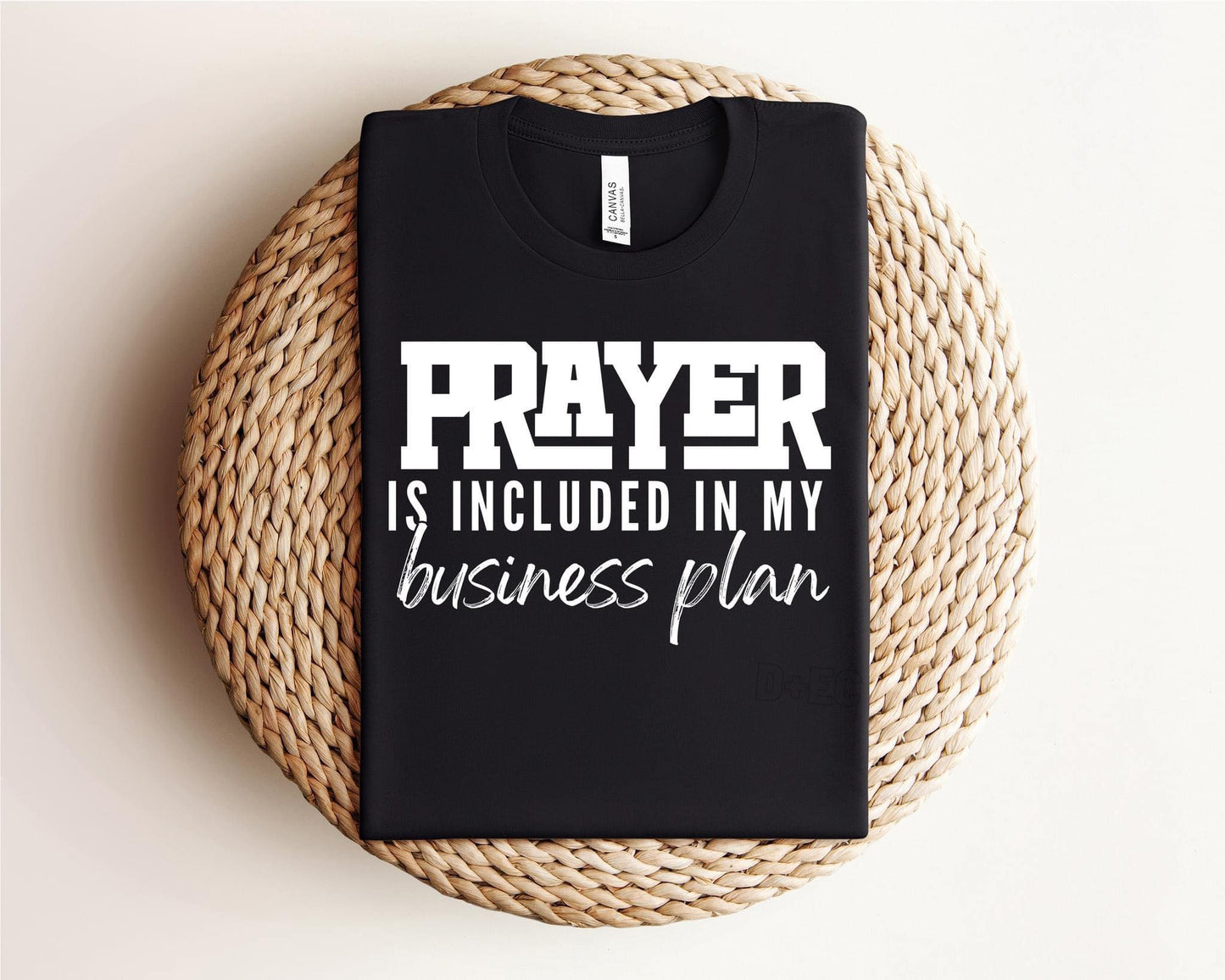 Prayer is included in my business plan-COMPLETED- WHITE FONT