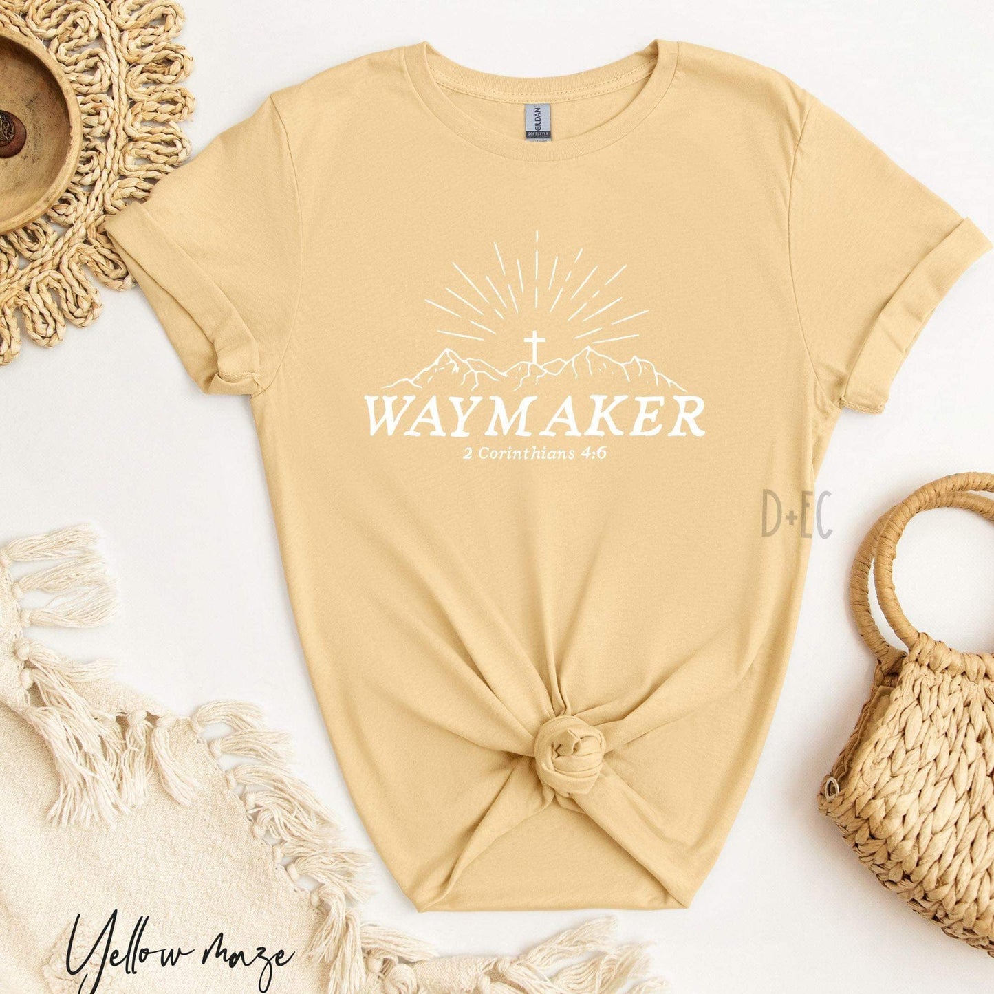 Waymaker White- dtf transfer