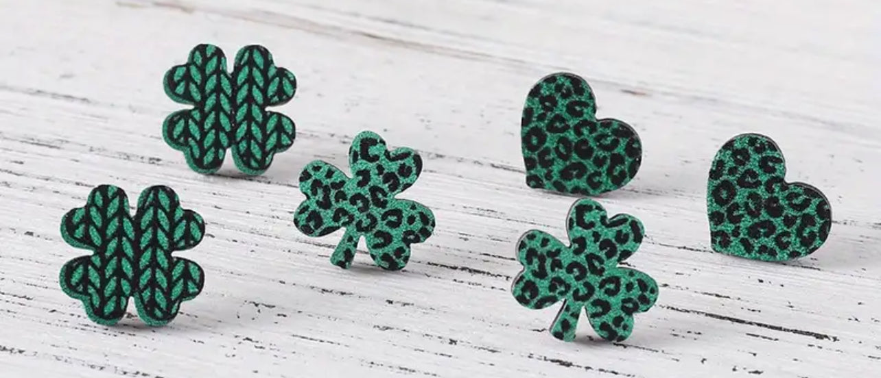 St. Patrick’s Day earrings