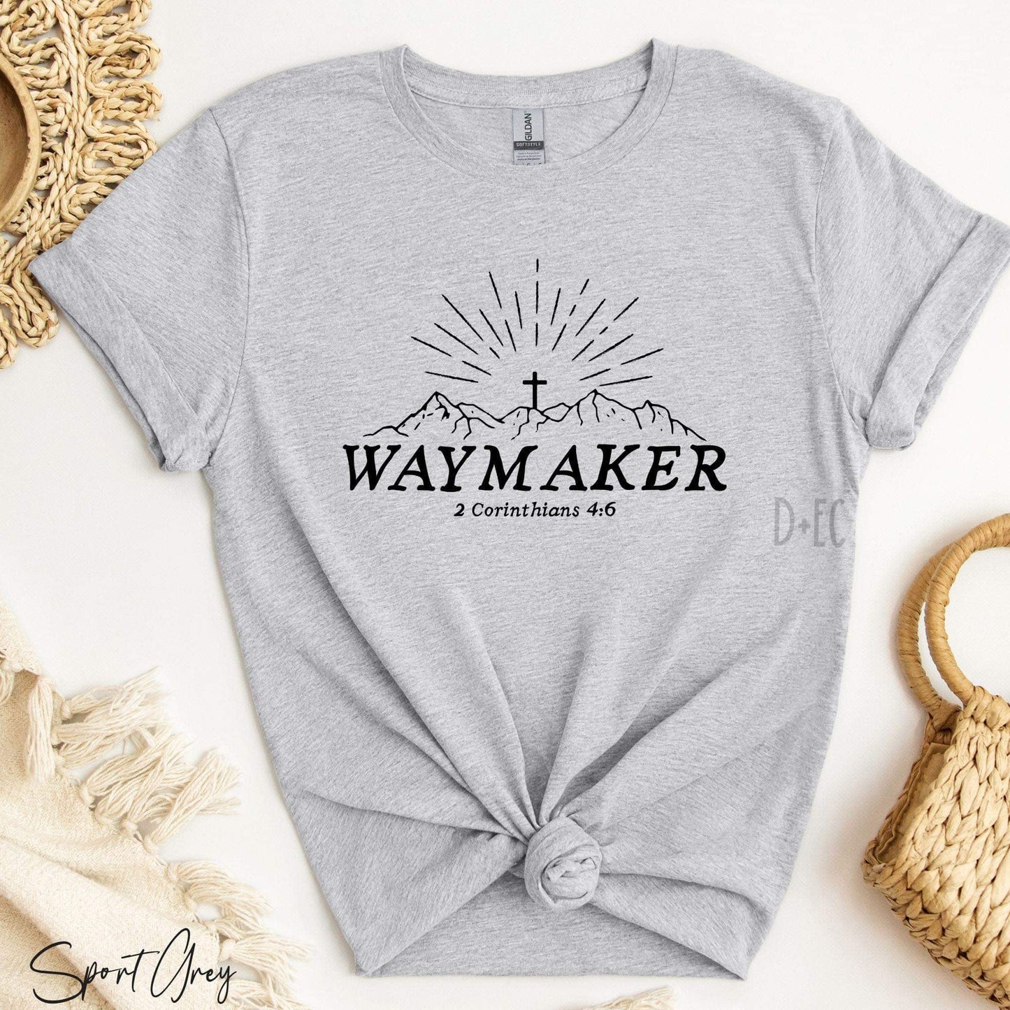 Waymaker black font- dtf transfer