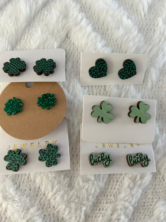 St. Patrick’s Day earrings