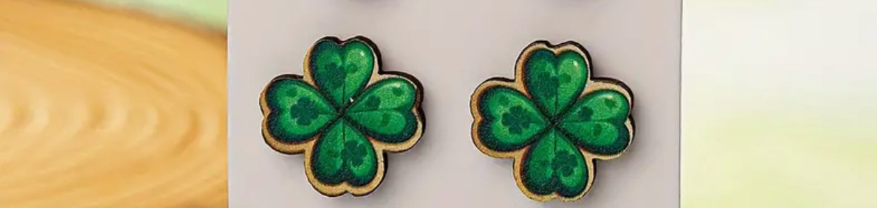 St. Patrick’s Day earrings