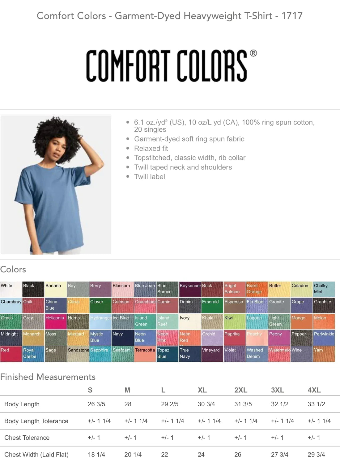 Oh how he loves us- Comfort Color