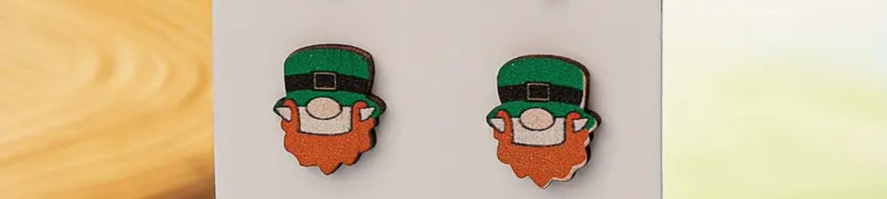 St. Patrick’s Day earrings