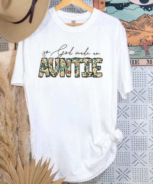 So God made an auntie- Comfort Color