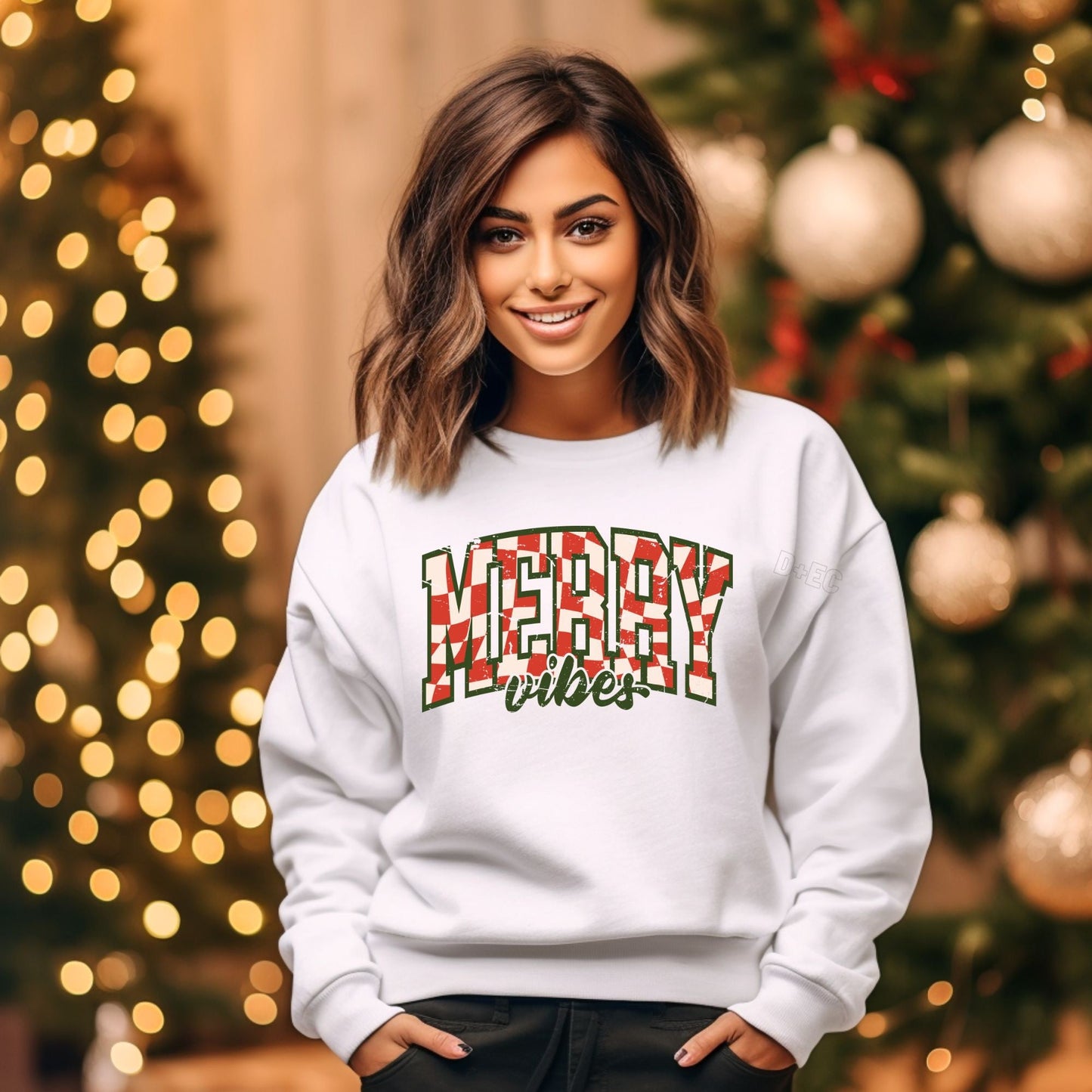 Merry Vibes-sweatshirt