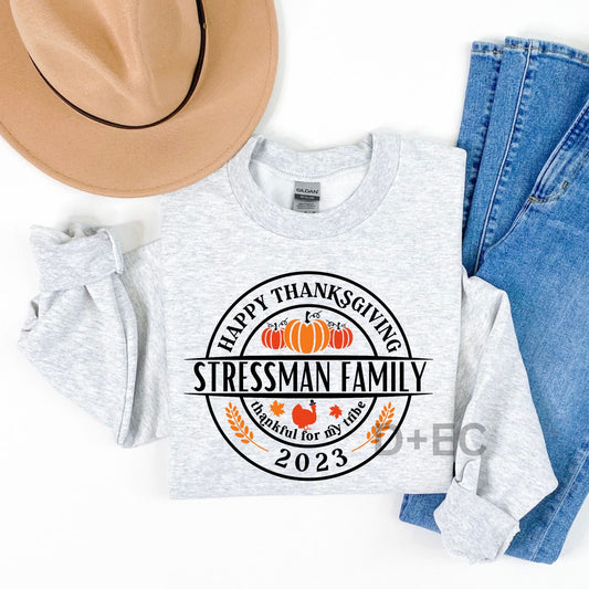 THANKSGIVING PERSONALIZED TEE