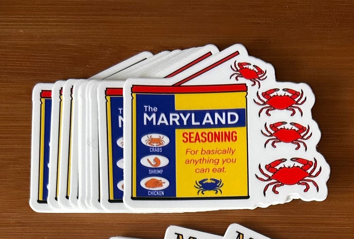 Maryland Crab/Old Bay Seasoning Sticker