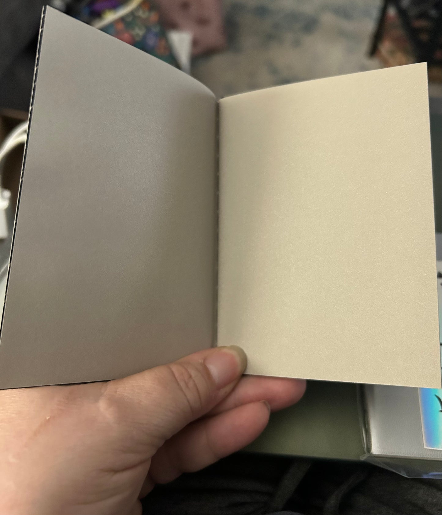 Silver/Black Notebook