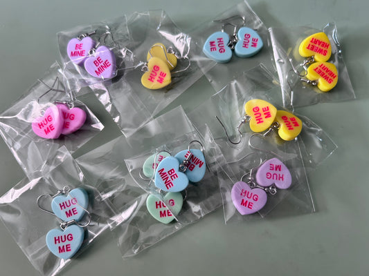 Valentine's Candy Heart Dangles