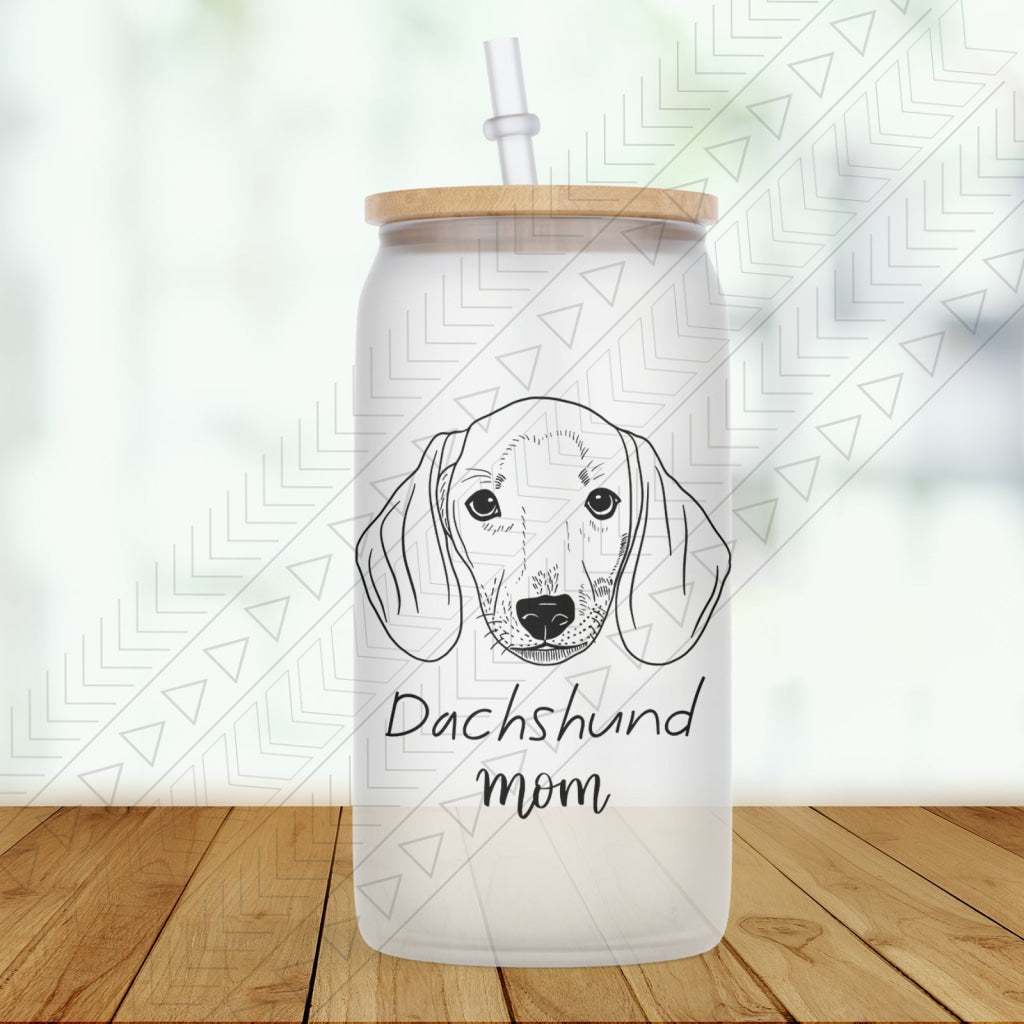 Dog Breed Glass(2 Dogs) Glass Can