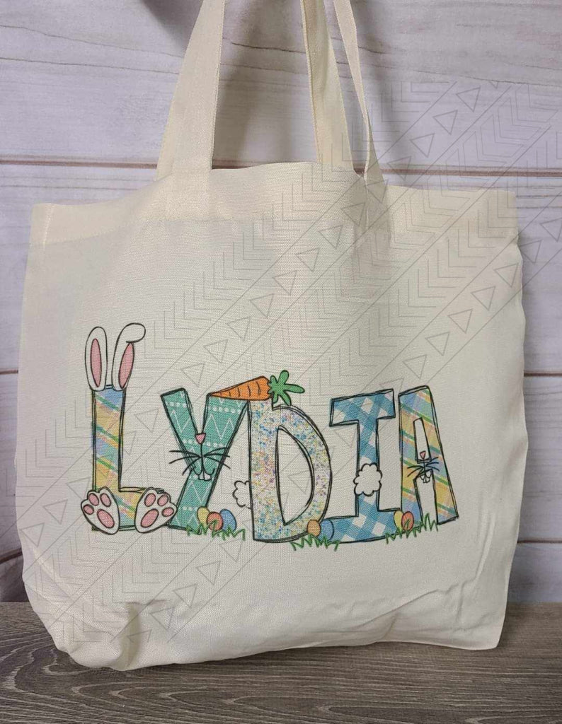 Easter Name Tote Tote