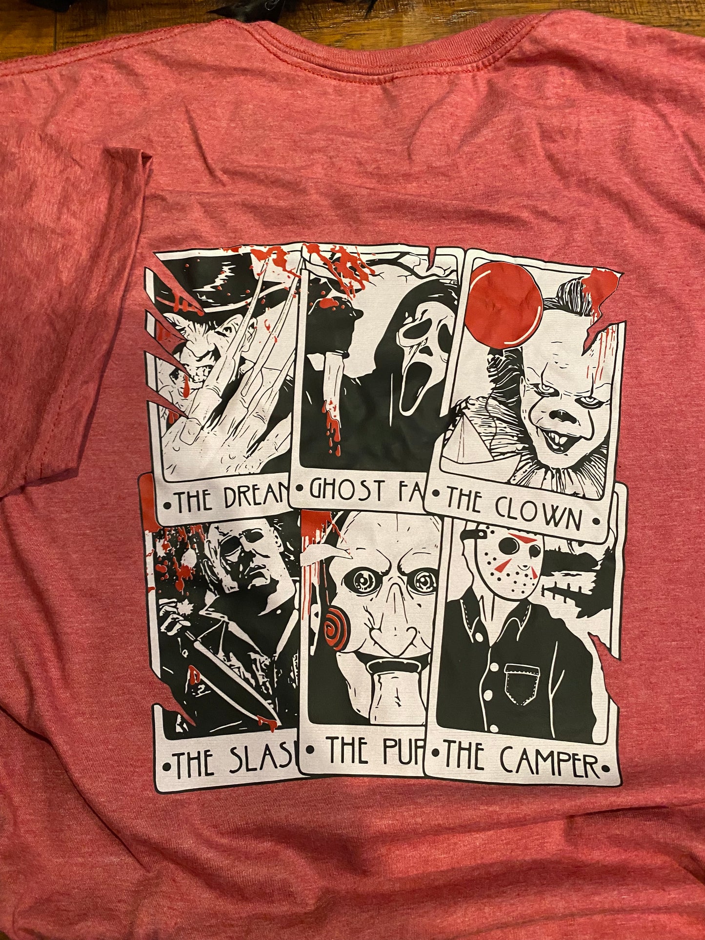 Horror Cards, Short Sleeved Tee