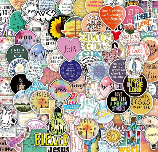 All Things Jesus/God/Faith Stickers