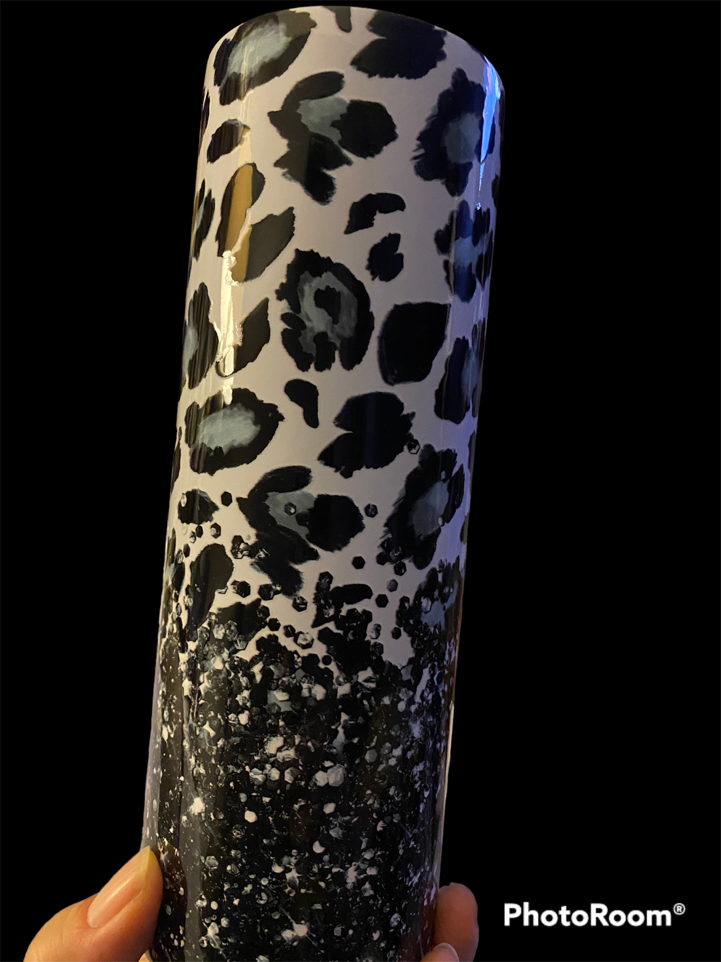 Black Leopard Tumbler/Sparkle Tumbler