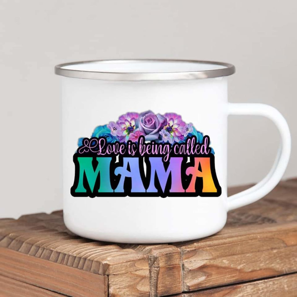 Called Mama Enamel Mug Mug