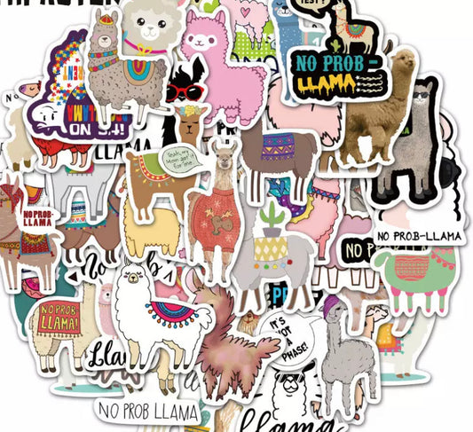 All Things Llamas & Alpacas Stickers