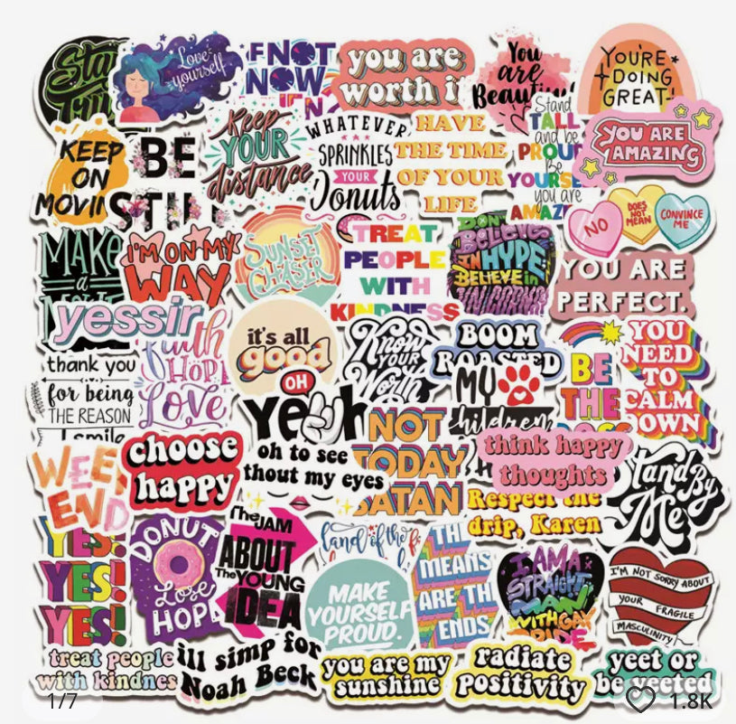 All Things Said/Sayings/Quotes Stickers